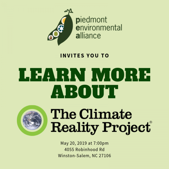 Learn More About The Climate Reality Project | Piedmont Environmental ...